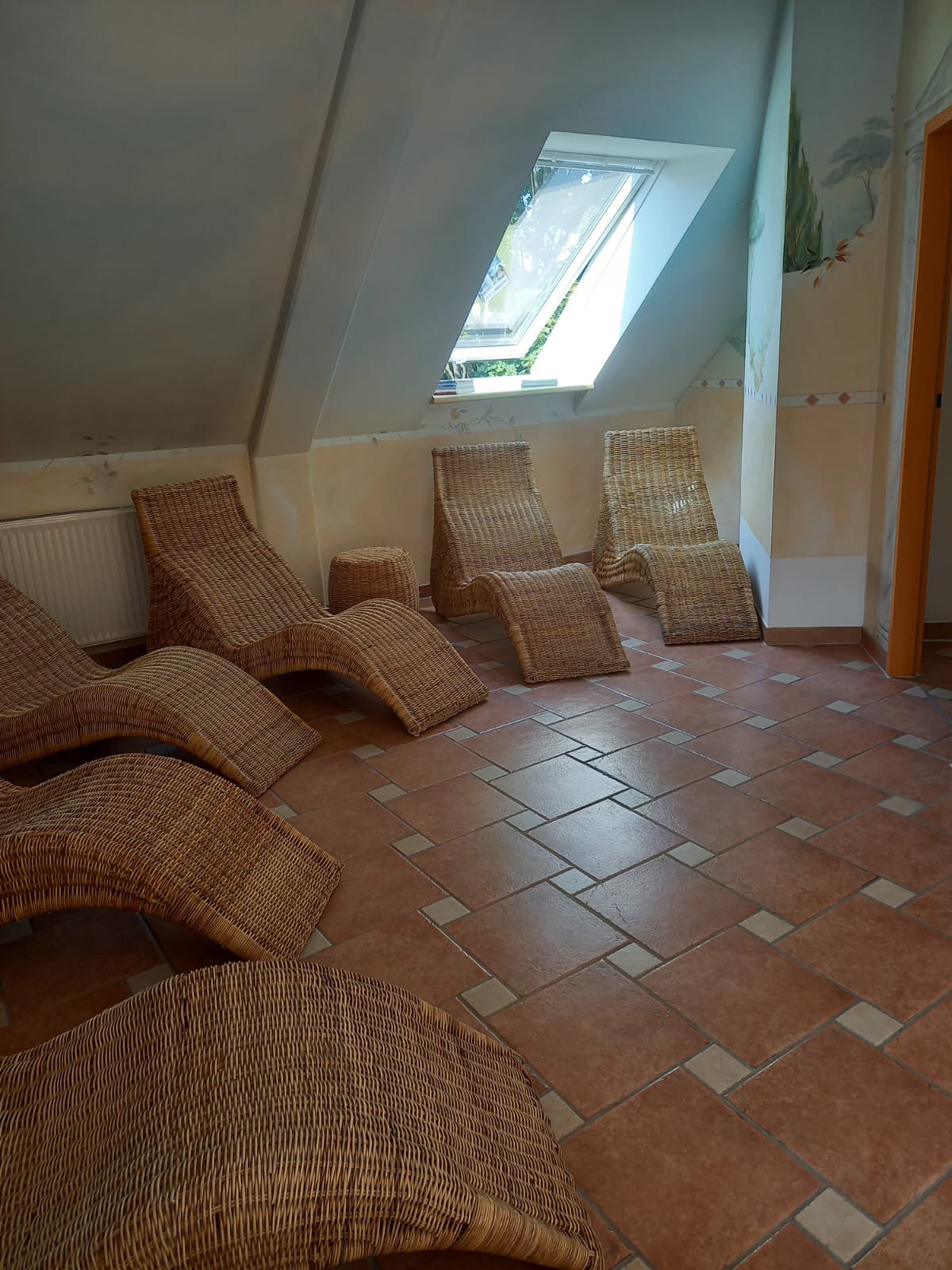 Ruheraum und Sauna 1