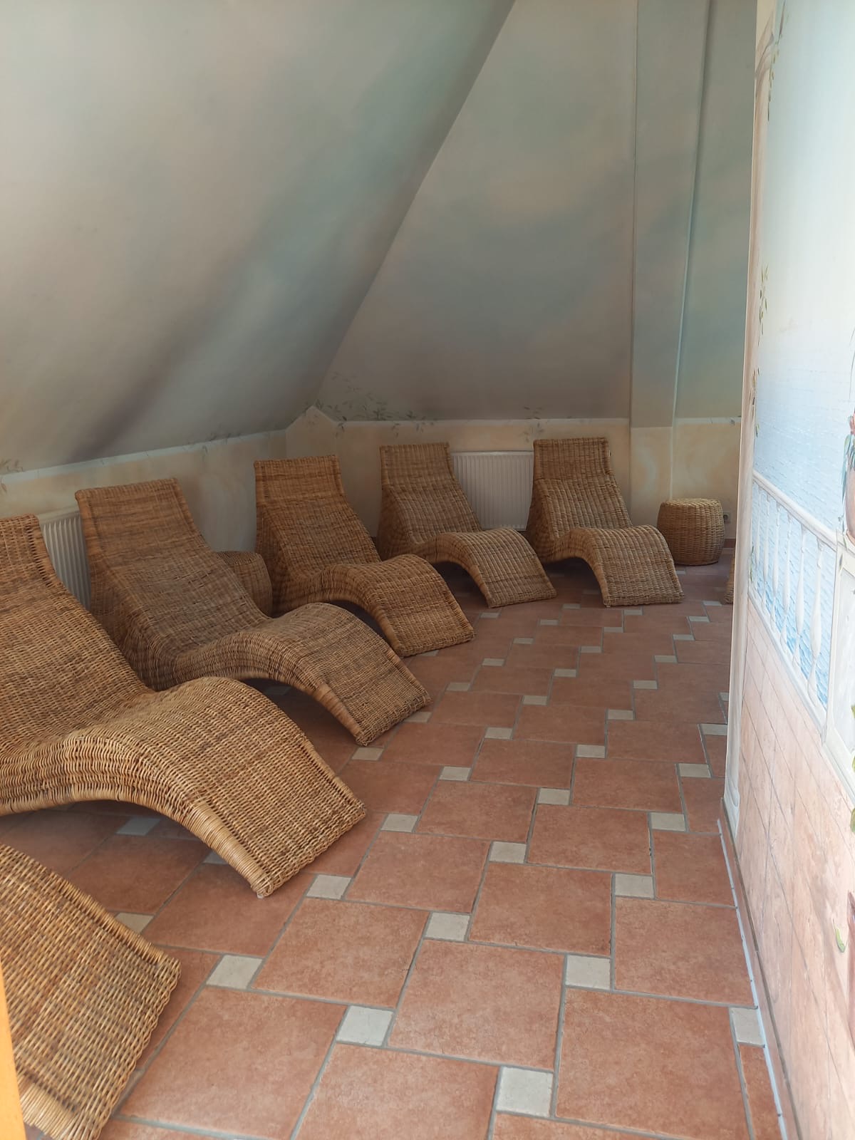 Ruheraum und Sauna 2